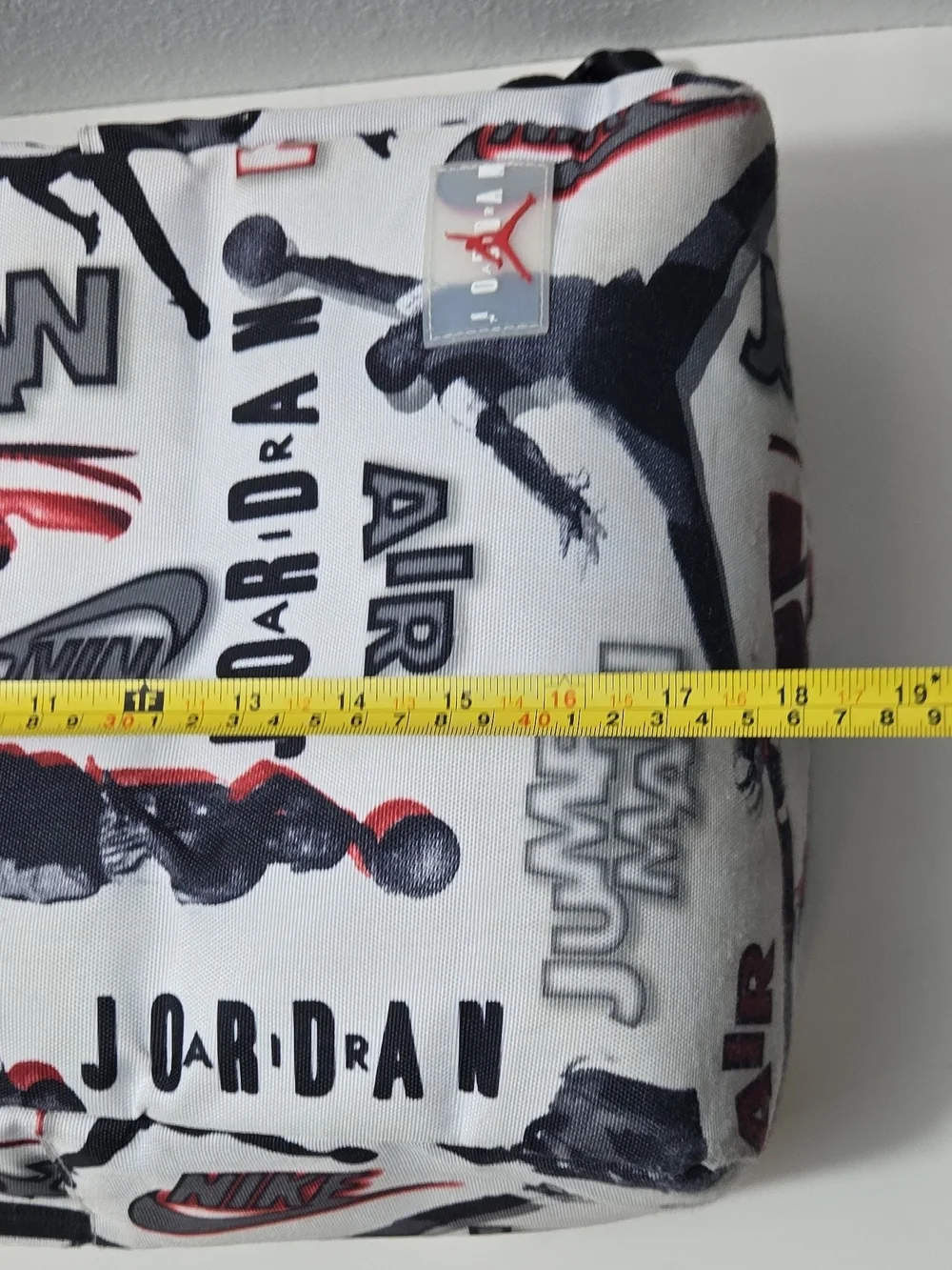Jordan White, Black and Red Jumpman Logo Backpack